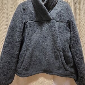 The North Face Navy/Teal Sherpa Fleece